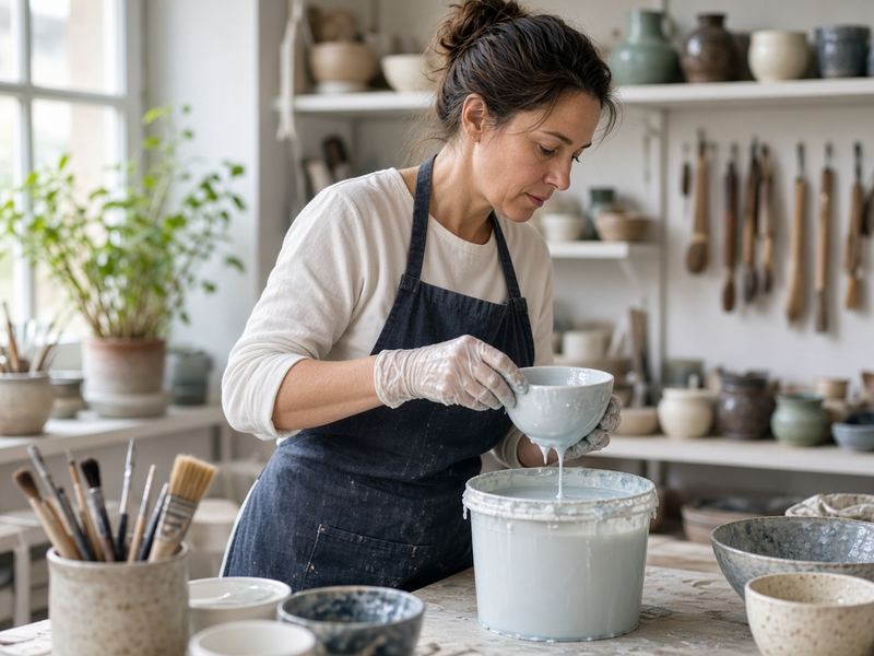 Glaze days at Ceramics Gaswotitub